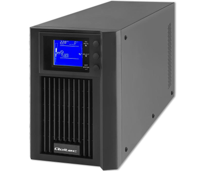 UPS (zasilacz awaryjny) Qoltec Pure Sine Wave (2kVA/1.6kW, LCD, USB)